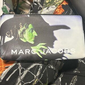 Marc Jacobs Green Witch Graphic Wallet